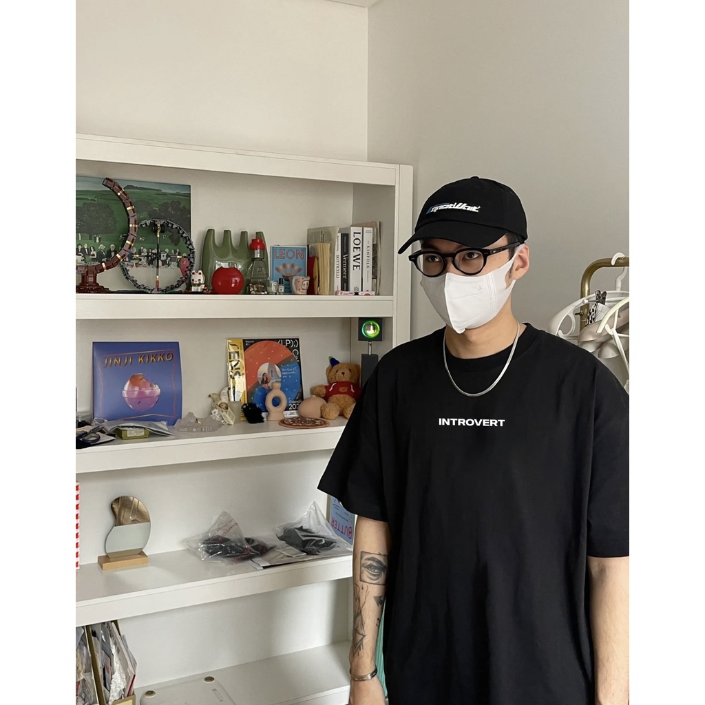 Áo thun unisex form rộng AT383 Miucho chất vải cotton in brand name_thumbnail_5