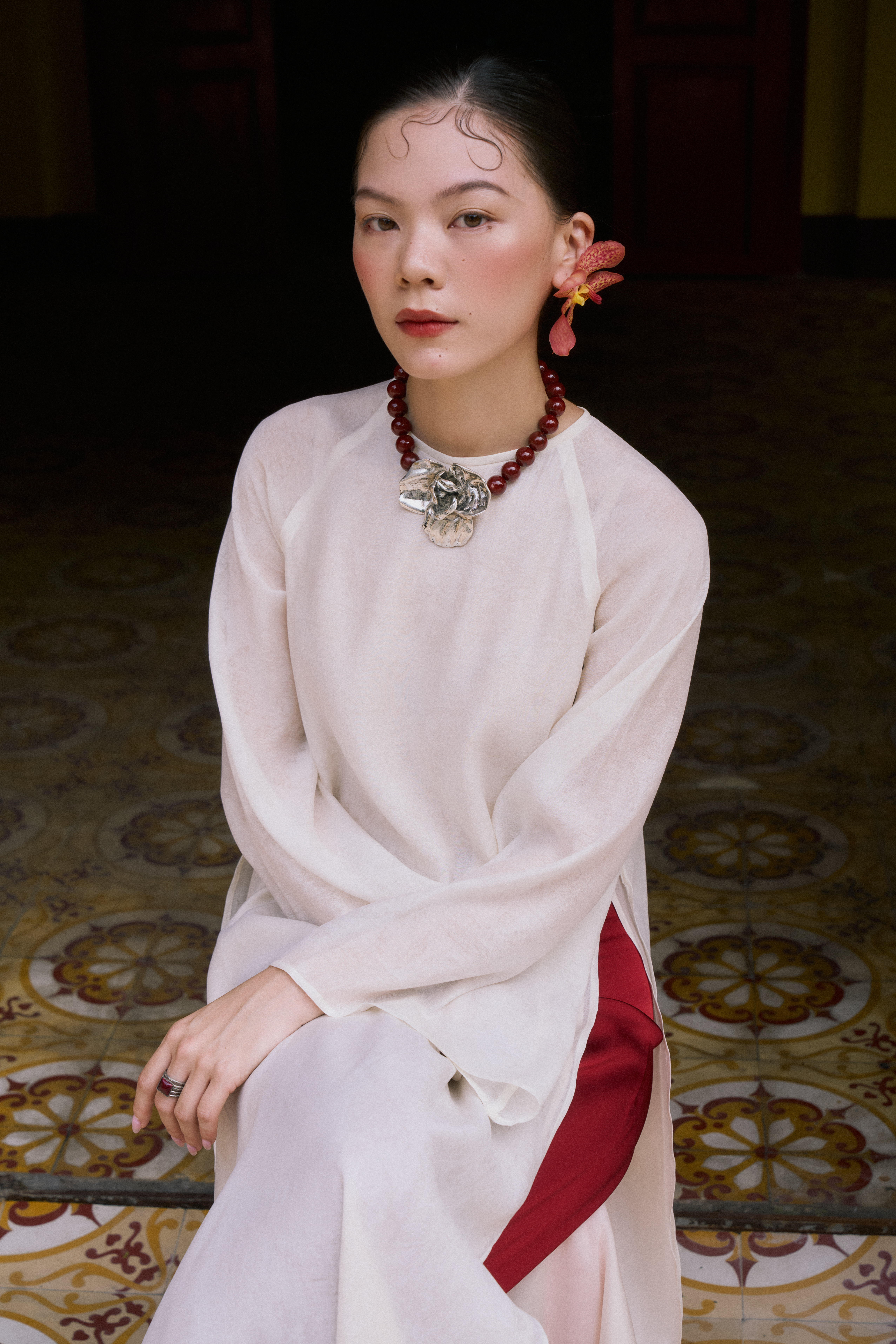 Whispering Cloud Set | Set Ao Dai