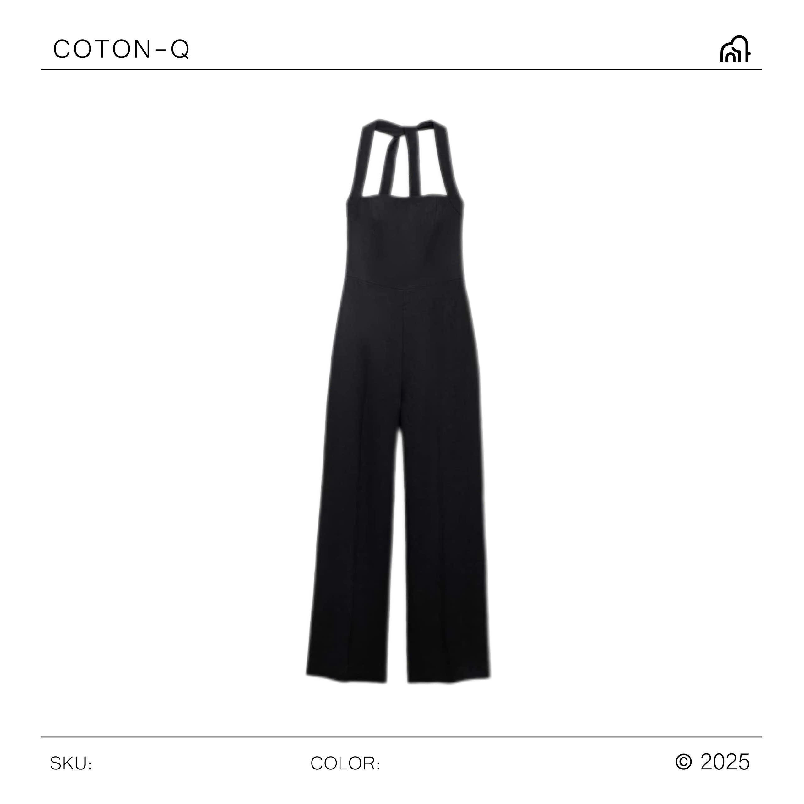 HJ112 Jum dài cổ yếm xịn ( ĐEN )