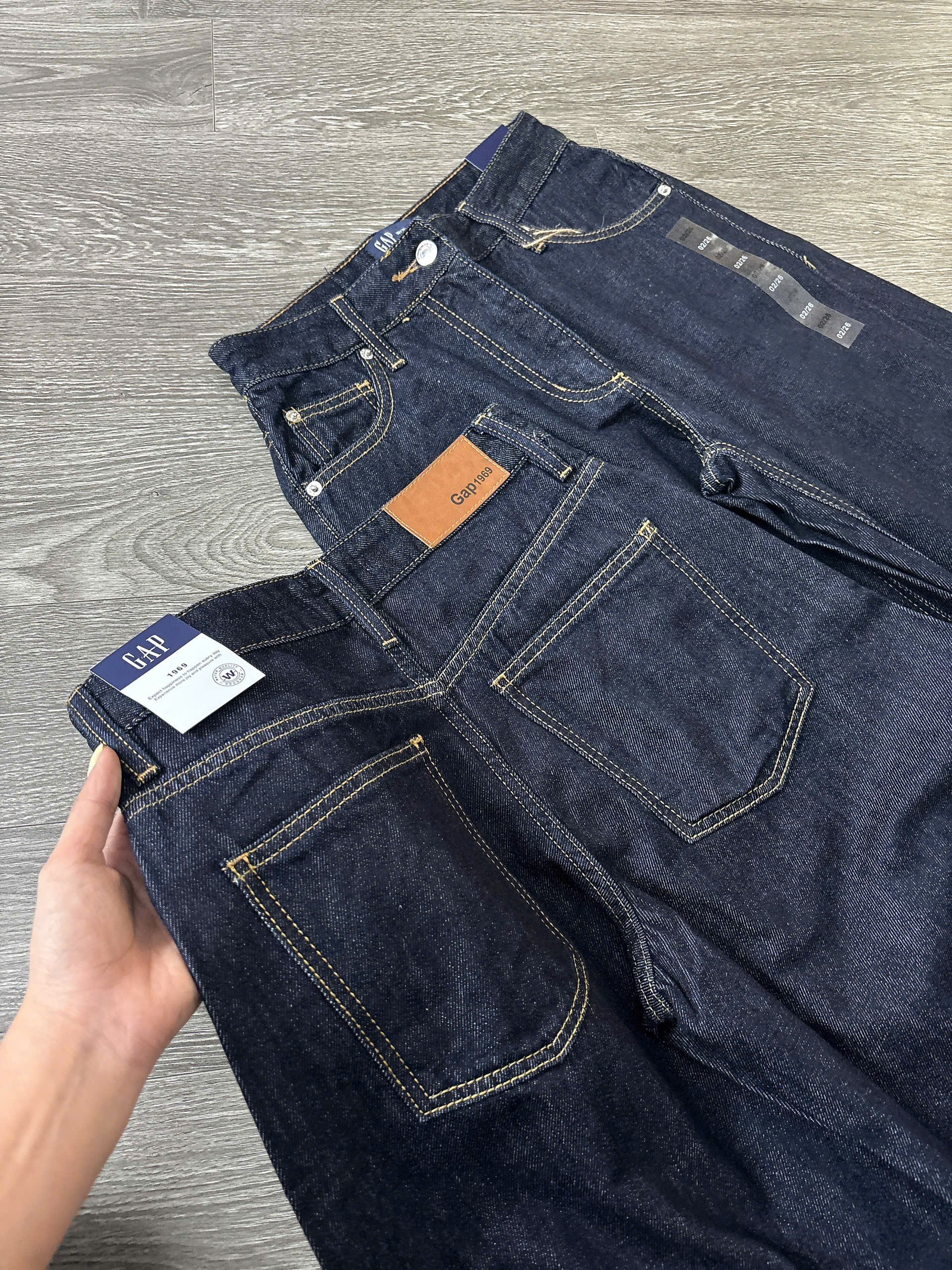 Q357 QUẦN JEAN ỐNG CONG XANH_thumbnail_5