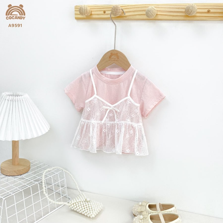 Áo cộc HỒNG giả yếm ren trắng_thumbnail_1