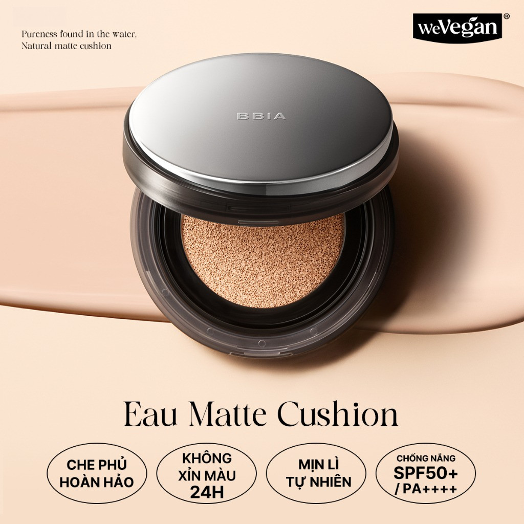[BBIA] Cushion Bbia Eau Matte mịn lì 15g