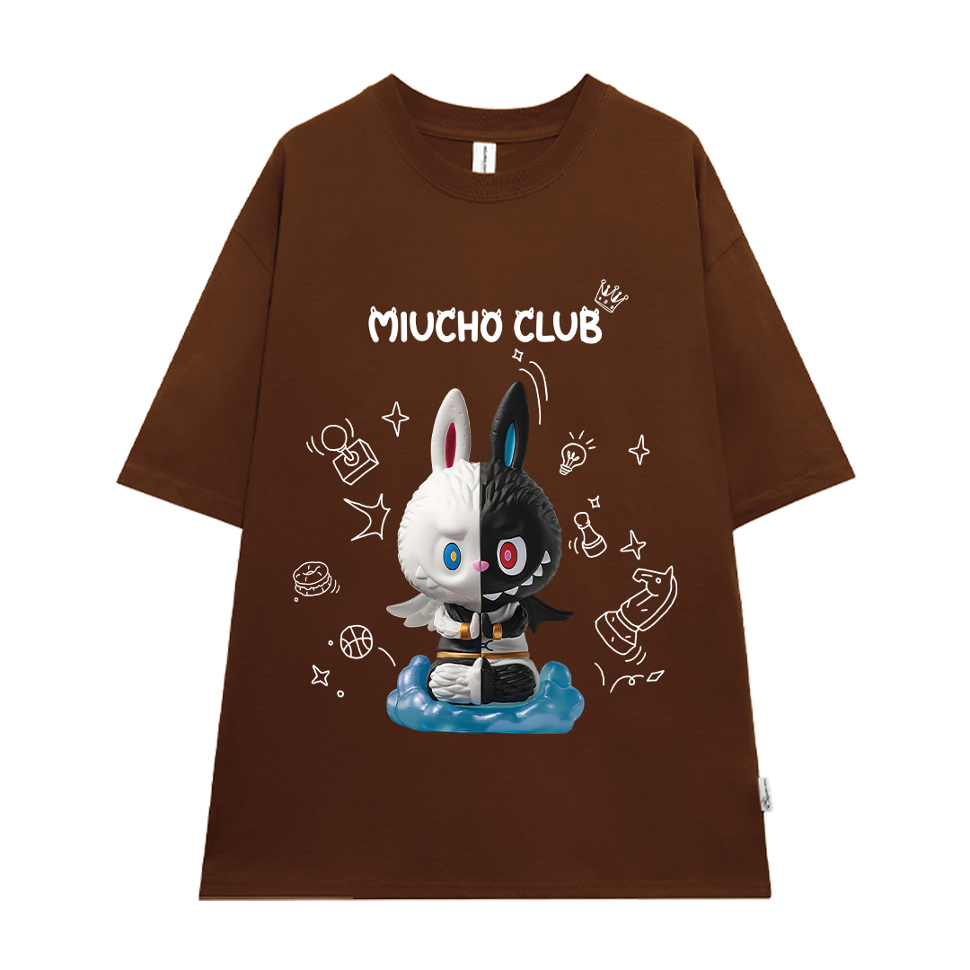 Áo phông labubu form rộng unisex ATD1441 Miucho tay ngắn cổ tròn in mix_thumbnail_17