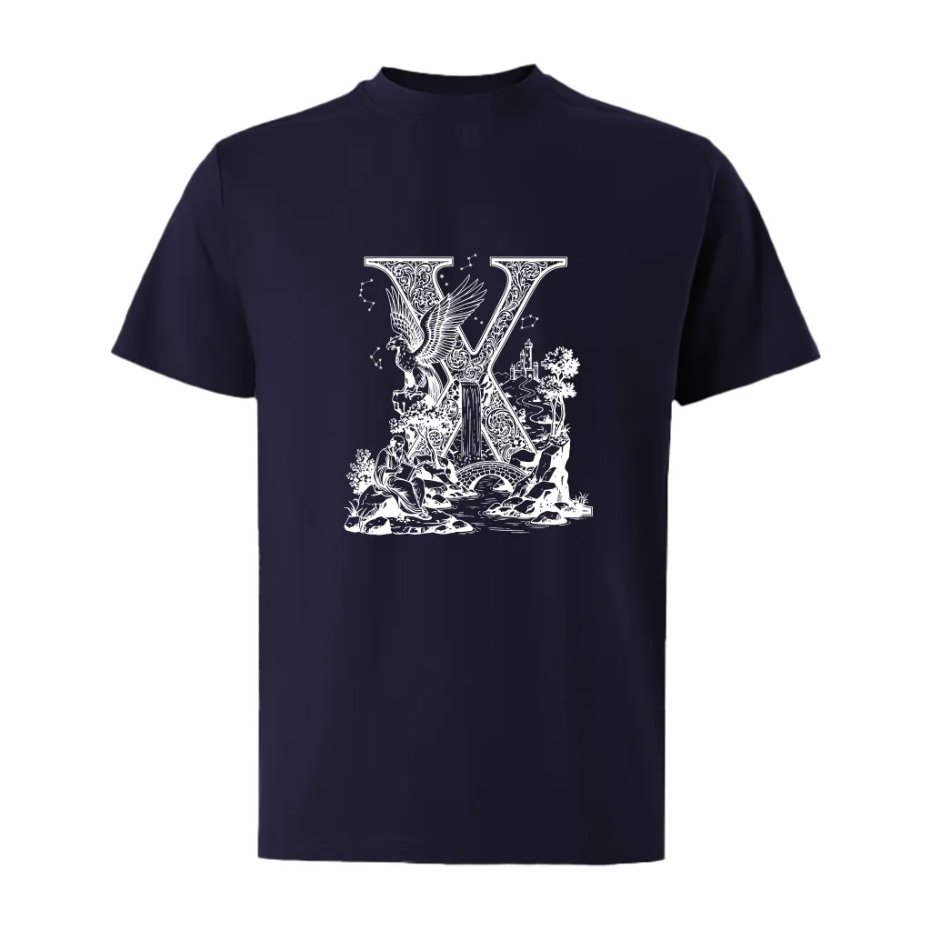 Áo phông form rộng Miucho Iconic vải cotton thoáng mát co giãn 2 chiều chữ X in artwork 2768_thumbnail_13