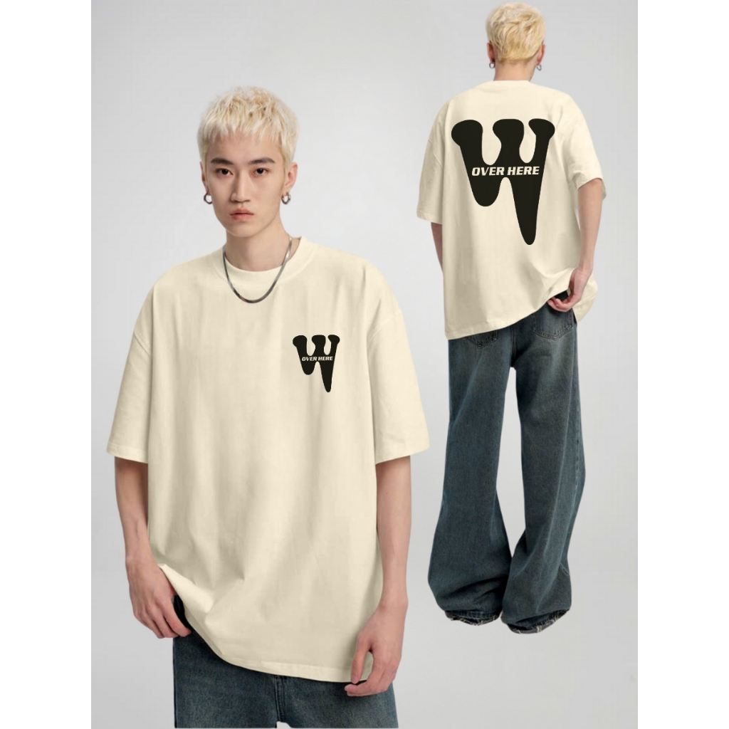 Áo thun nam form rộng W Over Here local brand 𝐖𝐞 𝐓𝐞𝐞 - WU0975_thumbnail_2