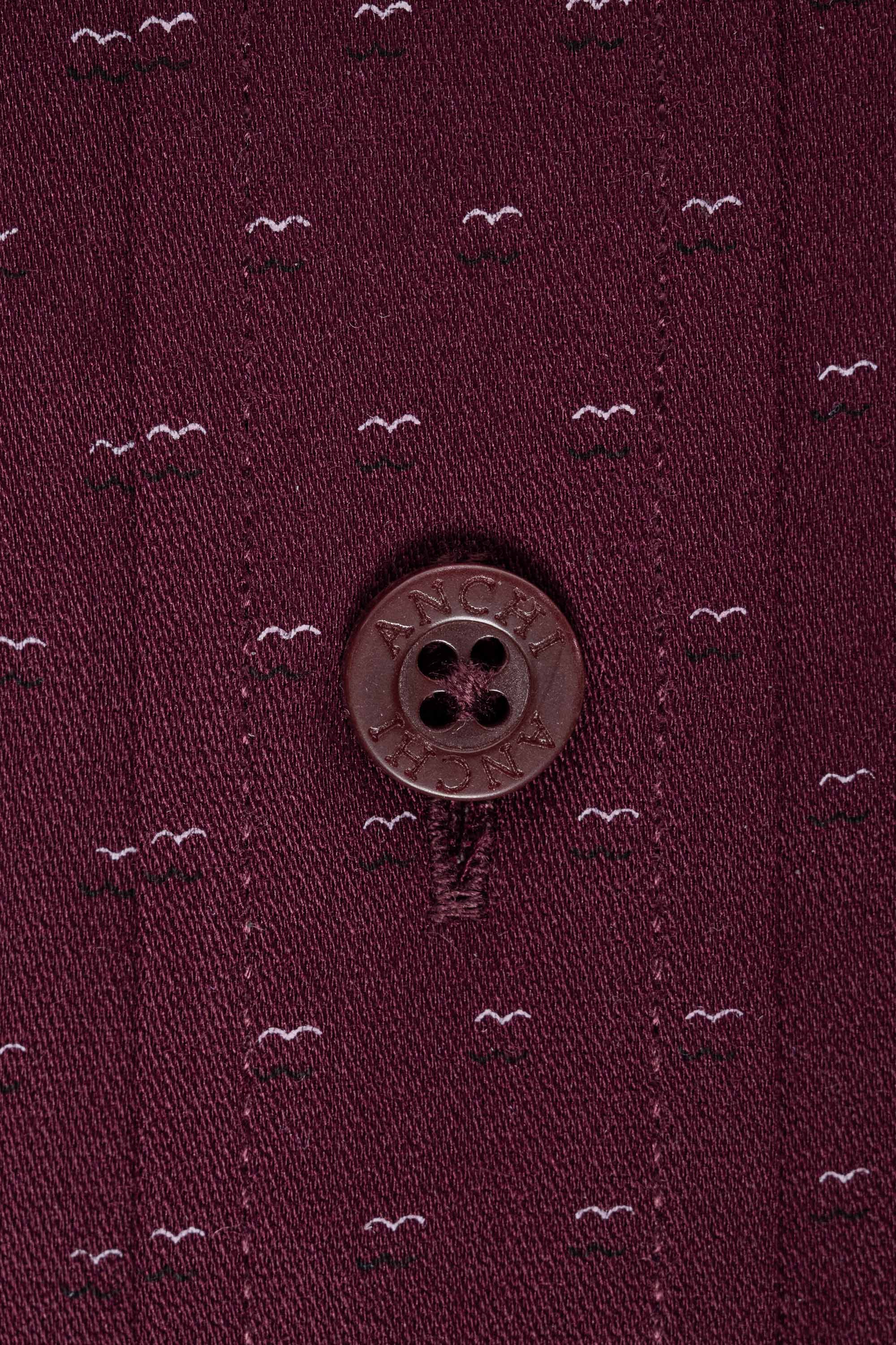 Sơ Mi Cộc Tay Họa Tiết Nam Trung Niên ANCHI Chất Liệu Sợi Sồi Cao Cấp Phom Suông Vạt Ngang Màu Trắng Bi_thumbnail_17