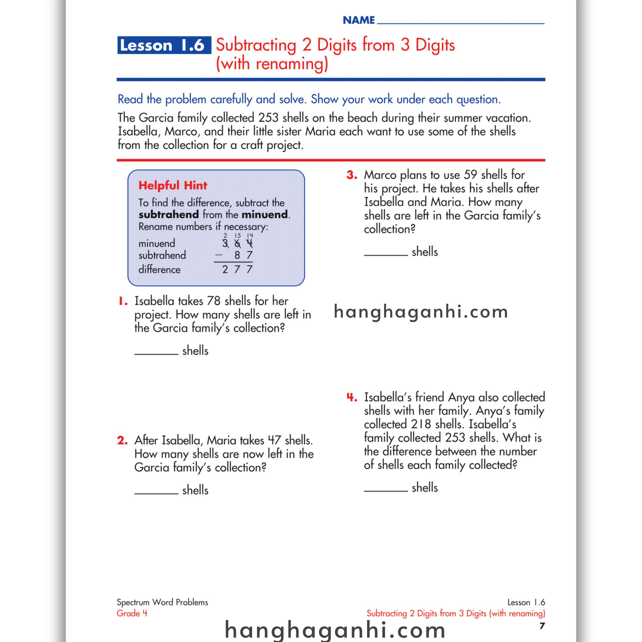 Sách Spectrum Word Problems Workbook Grade 4_thumbnail_8