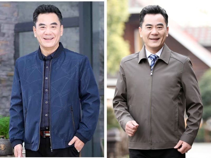 Lưu ý khi chọn mua áo khoác nam trung niên tại Hà Nội