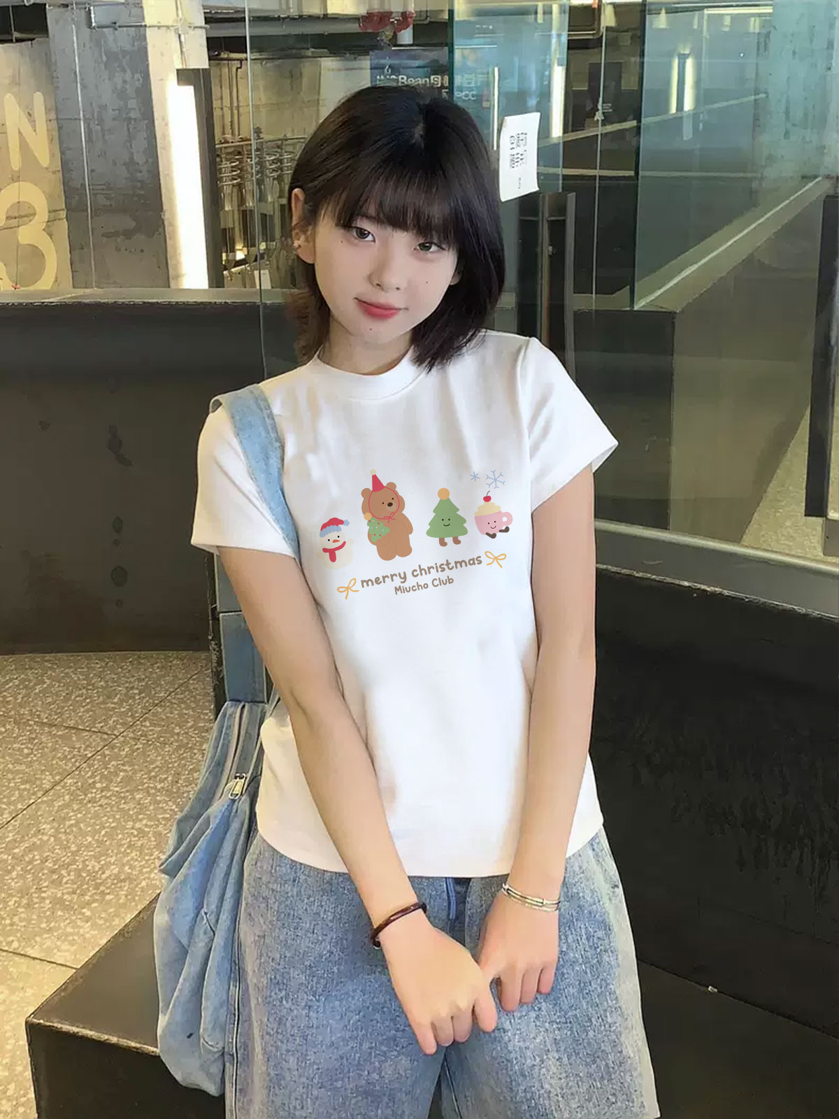 Áo baby tee ôm local brand ABD1628 Miucho vải cotton co giãn thoáng mát cổ tròn in mix_thumbnail_4