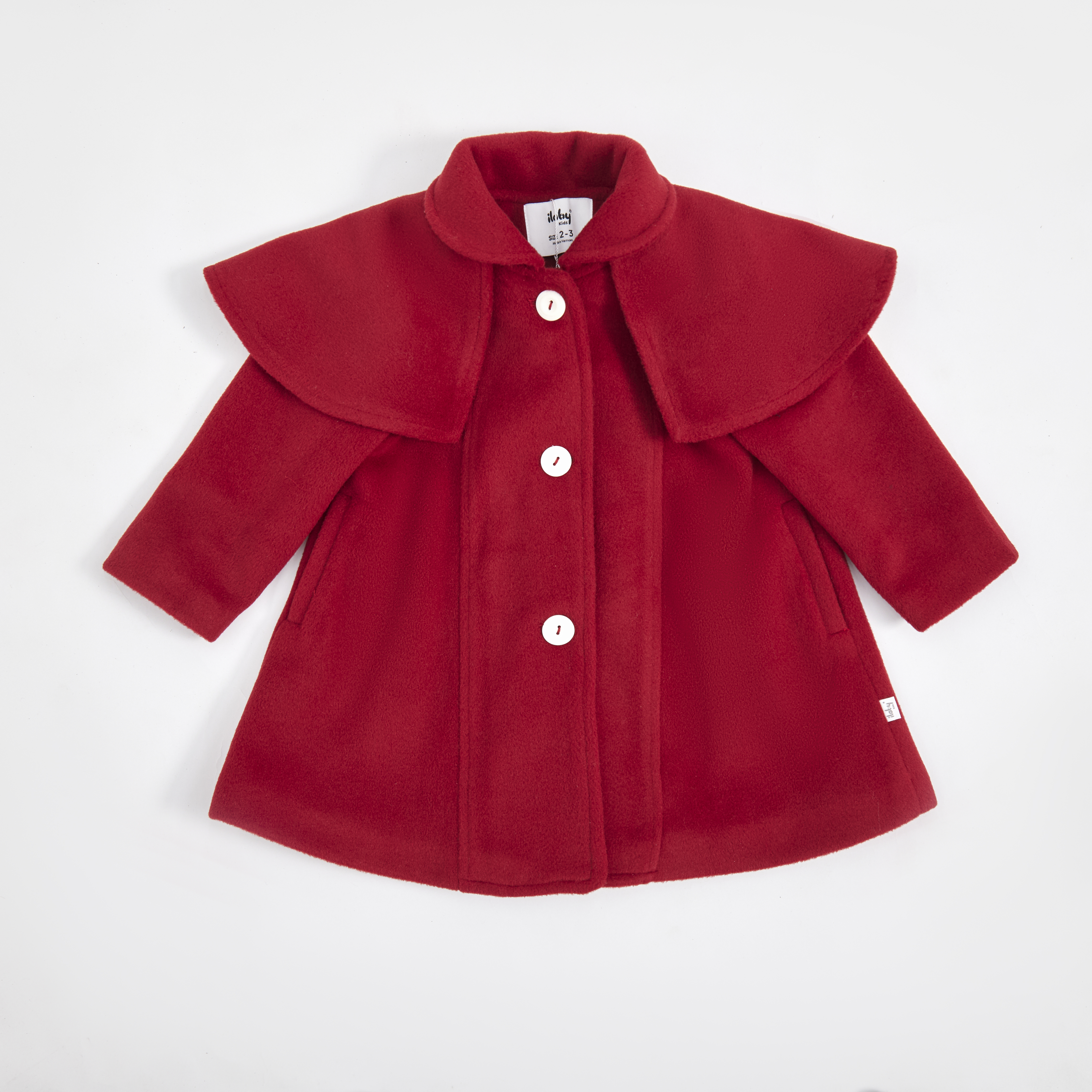 Áo khoác dạ dáng dài kèm áo choàng