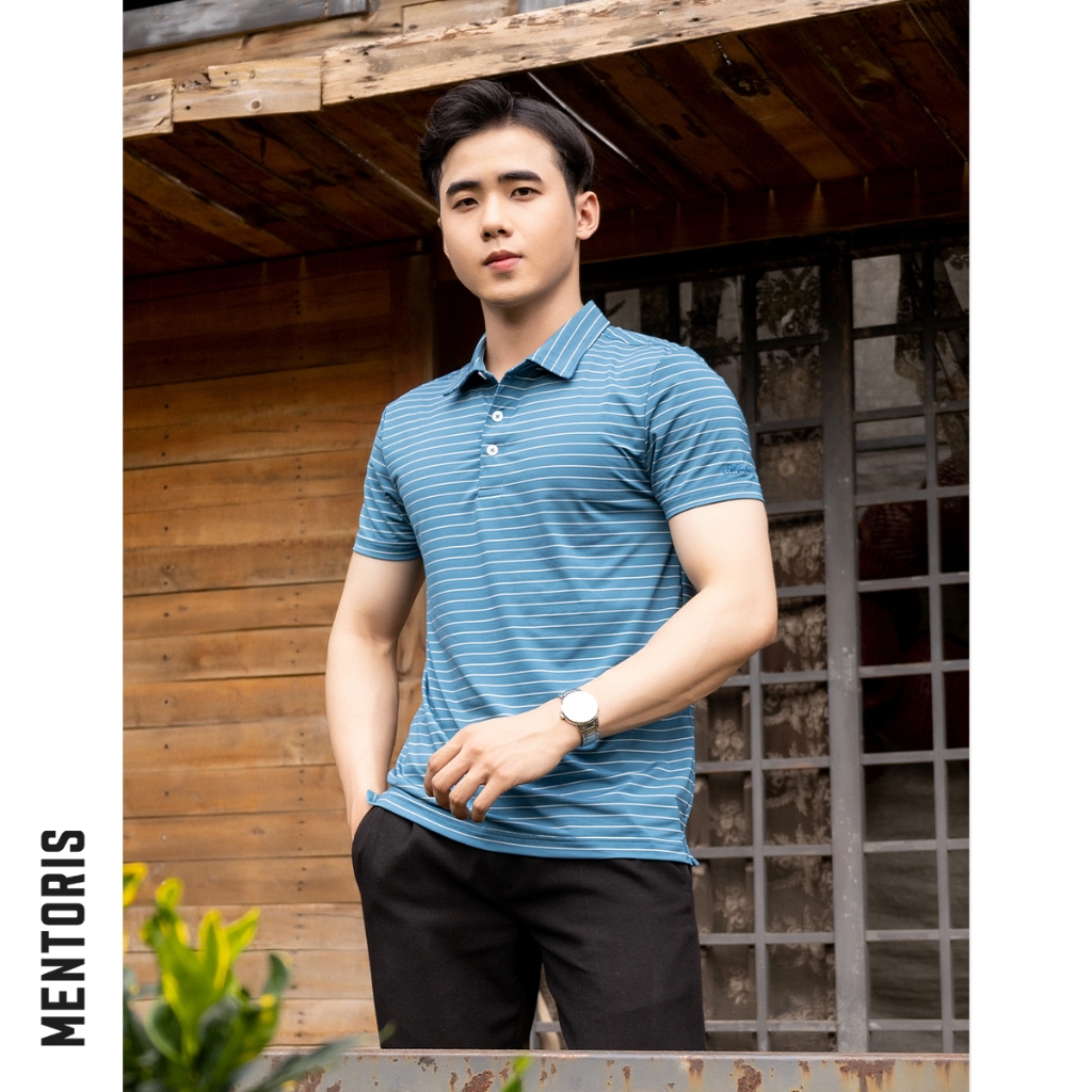 Áo Polo Nam Mentoris Form Regular Fit Trẻ Trung Năng Động, chất liệu Coolmax thoáng mát Mẫu Mới Nhất 2023 MPL35