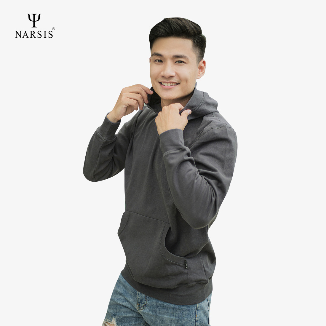 ÁO THU ĐÔNG NAM D4117 NARSIS CHẤT LIỆU THOÁNG MÁT, DỄ CHỊU, THOẢI MÁI CẢ NGÀY, DỄ VẬN ĐỘNG_thumbnail_0