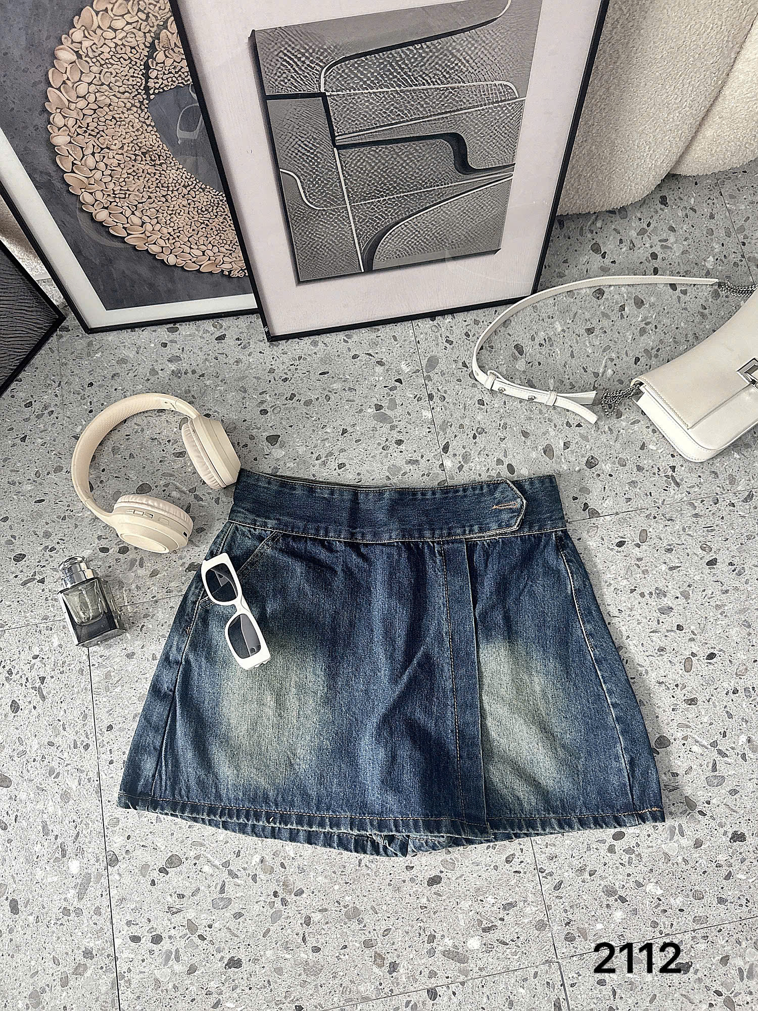 BGSIZE NỮ- Quần váy jean kiểu T-QVJ2112_thumbnail_3