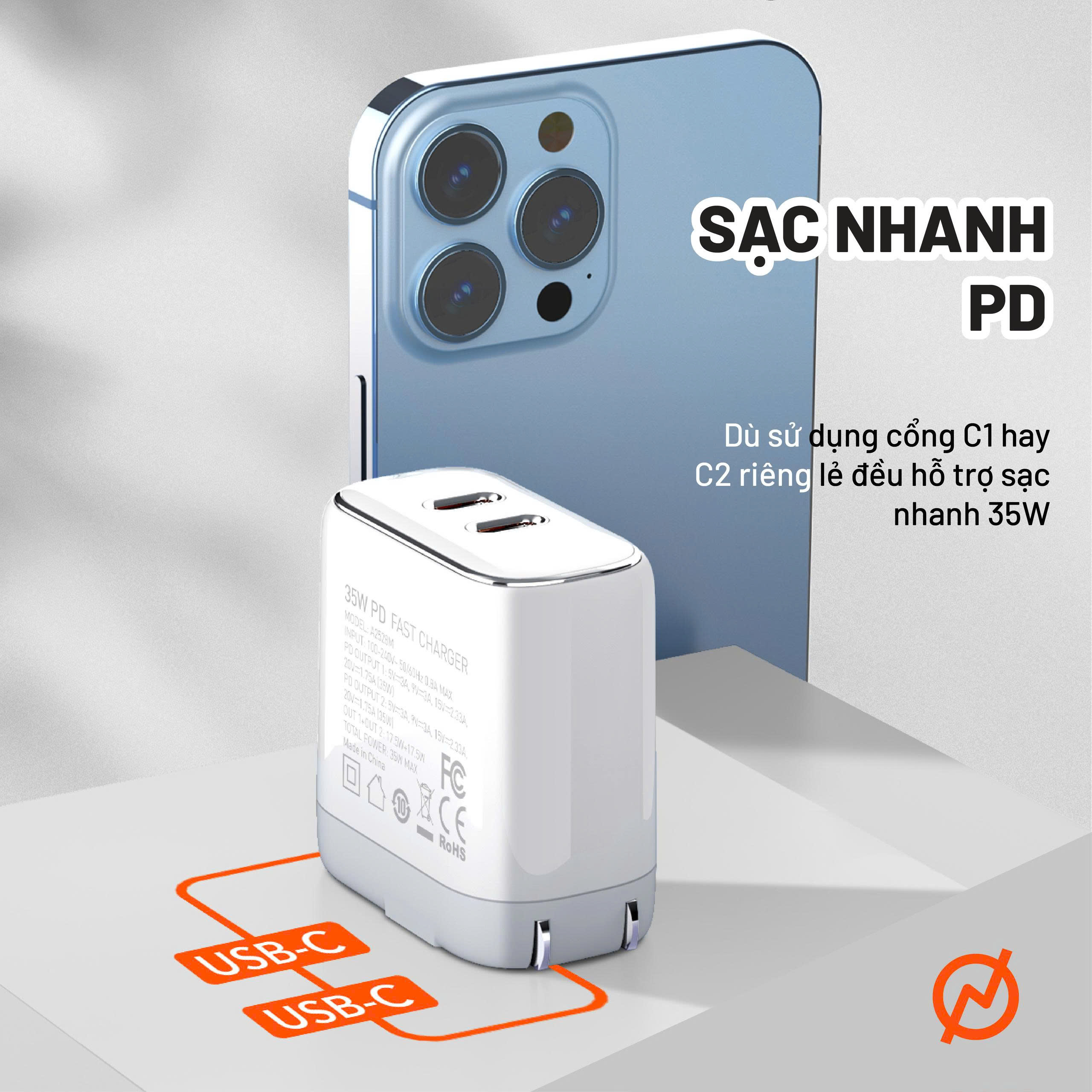 CỦ SẠC Ldnio - A2528M