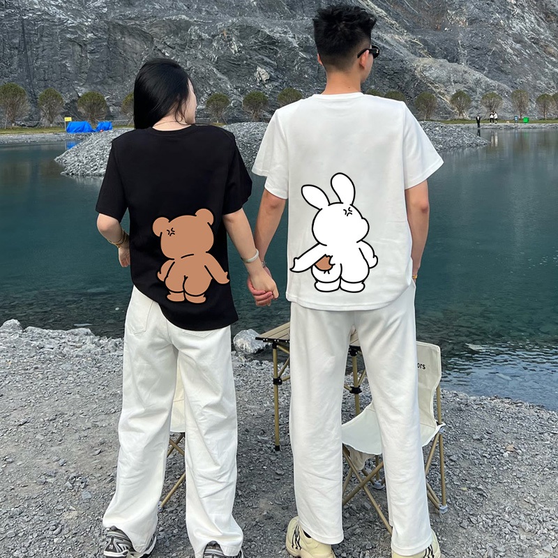 Áo thun couple form rộng cặp đôi unisex local brand ATD948 Miucho tay ngắn cổ tròn in artwork_thumbnail_2