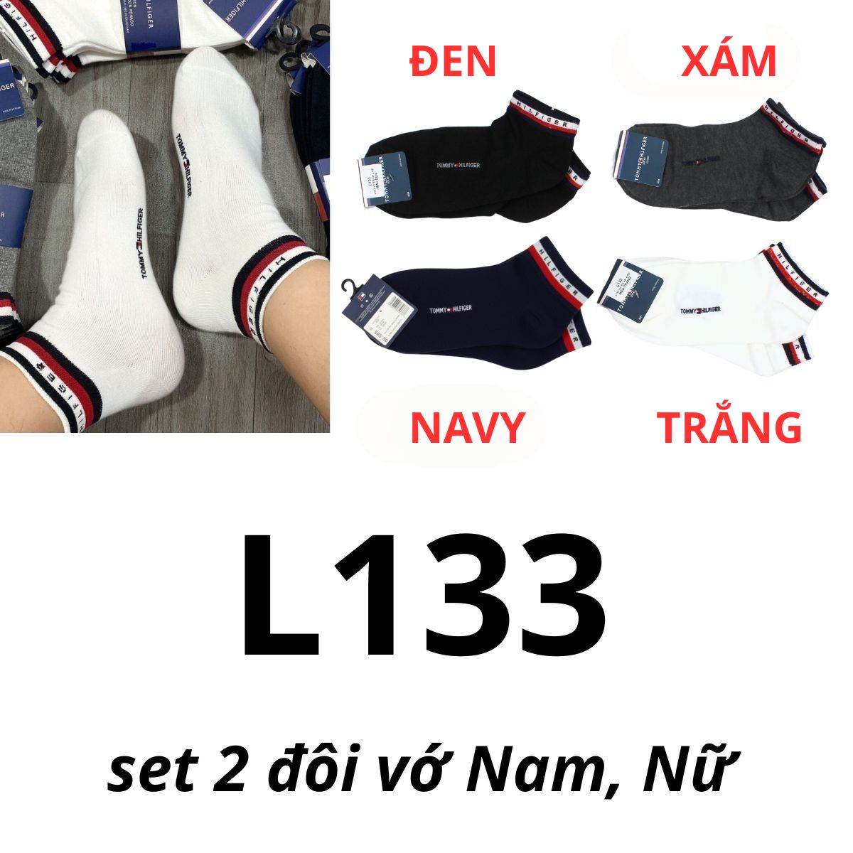 L133 Vớ TM sét 2 đôi