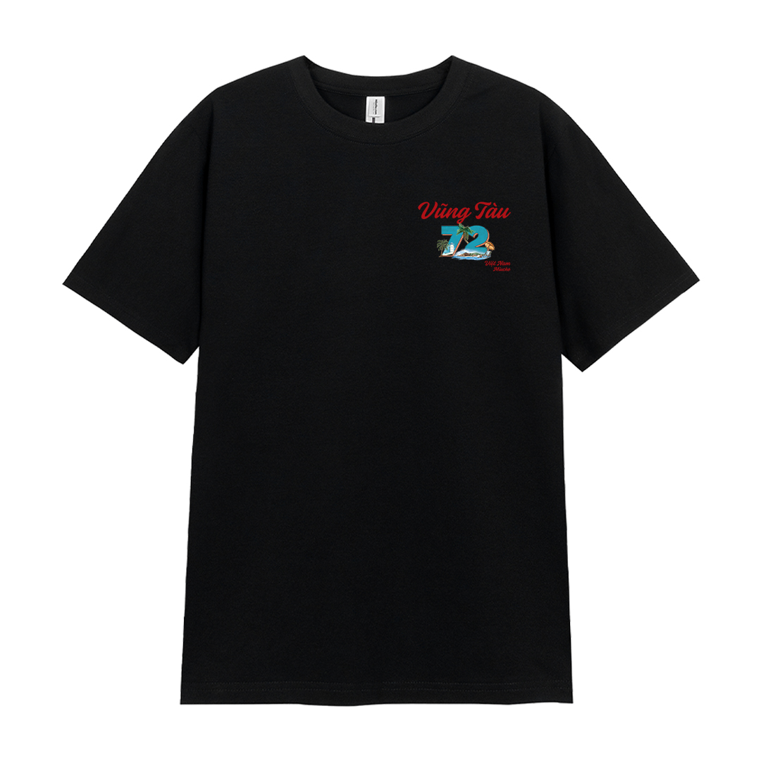 Áo thun nữ du lịch Vũng Tàu form vừa regular thoáng mát ARD1288 Miucho Chic in mix_thumbnail_12