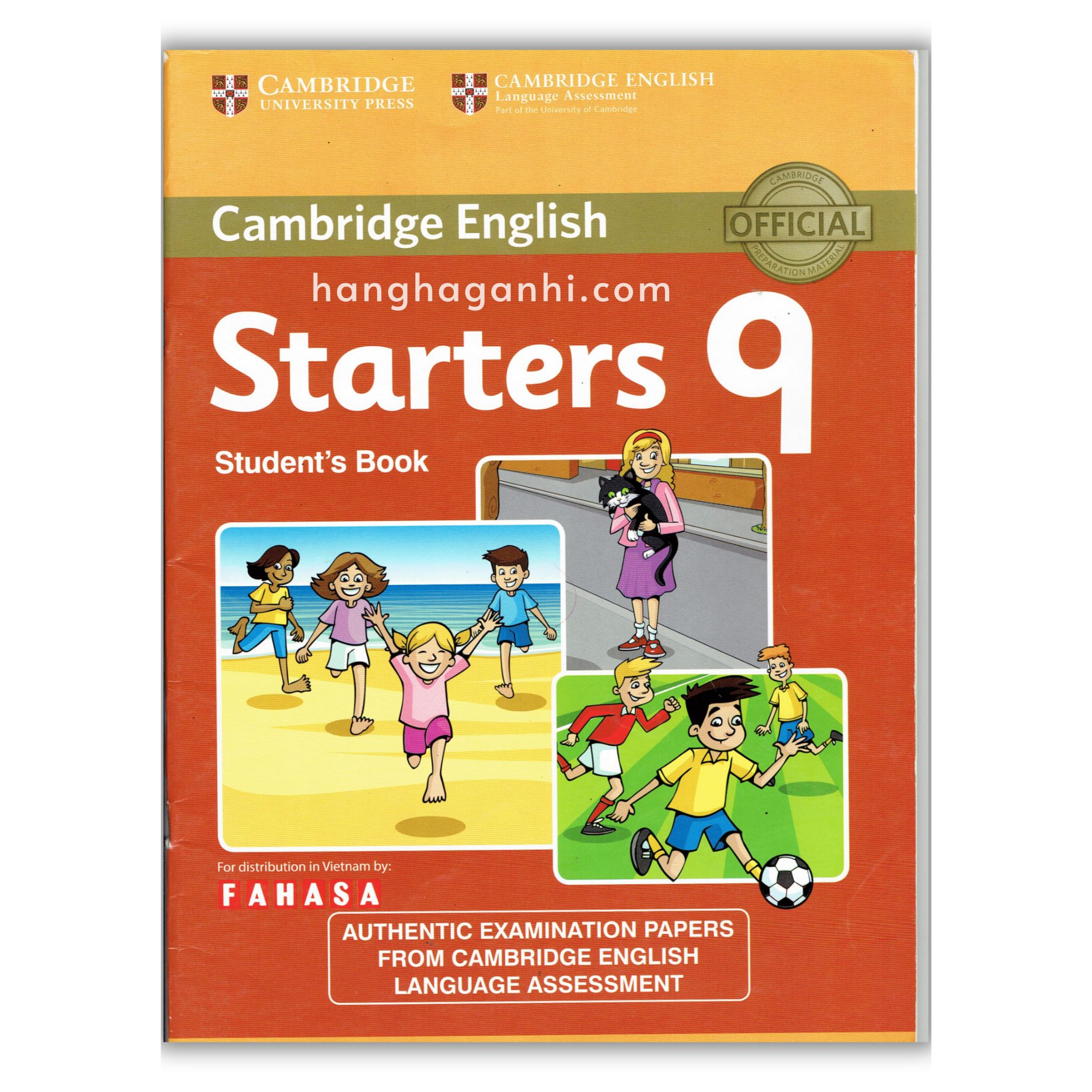 Cambridge Starters Practice Tests (Bộ đề 9 cuốn Starters) BẢN ĐẸP, Flashcard cắt rời tương tác, kèm hướng dẫn học_thumbnail_9