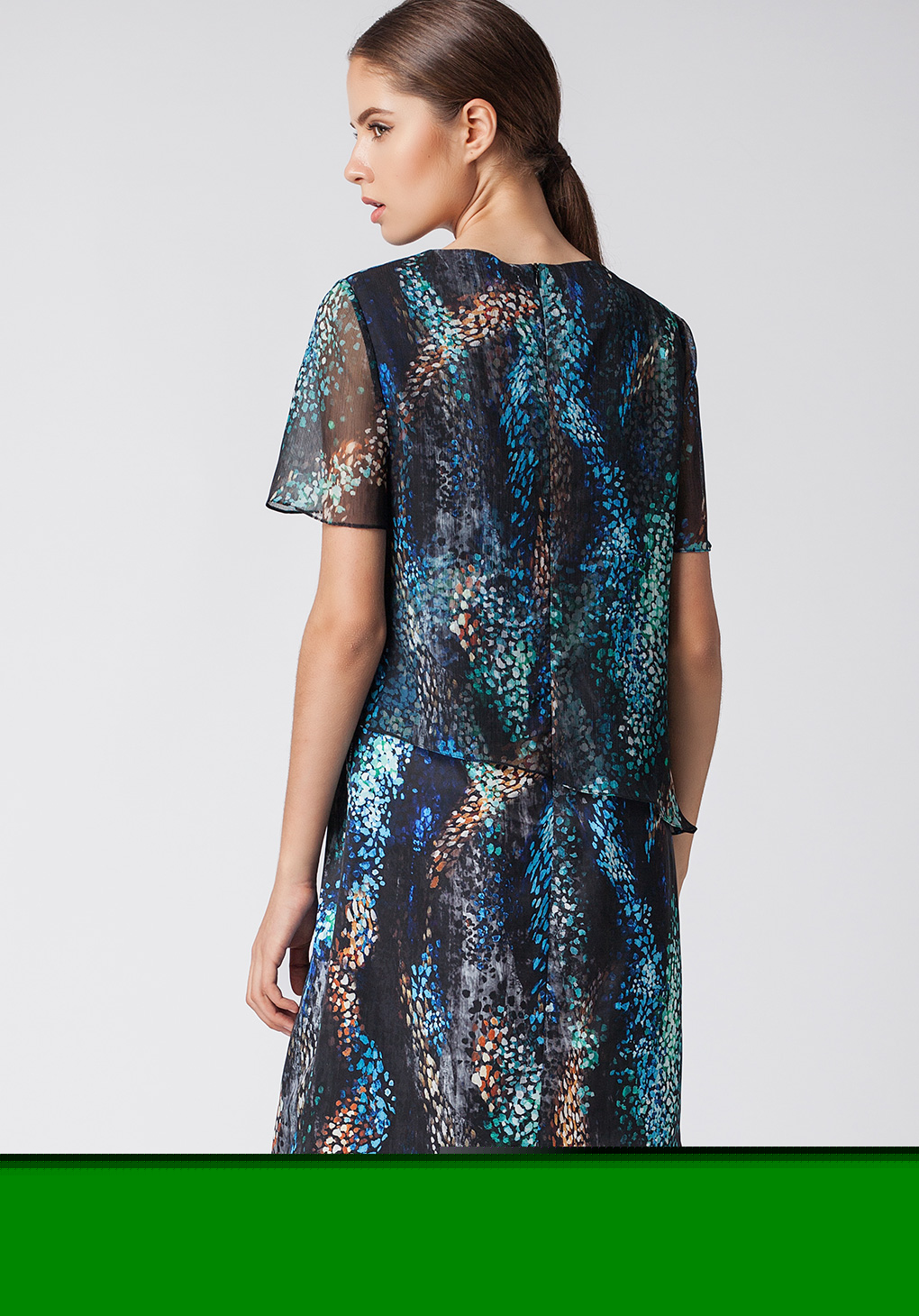 Đầm xanh chấm họa tiết cách điệu_thumbnail_2