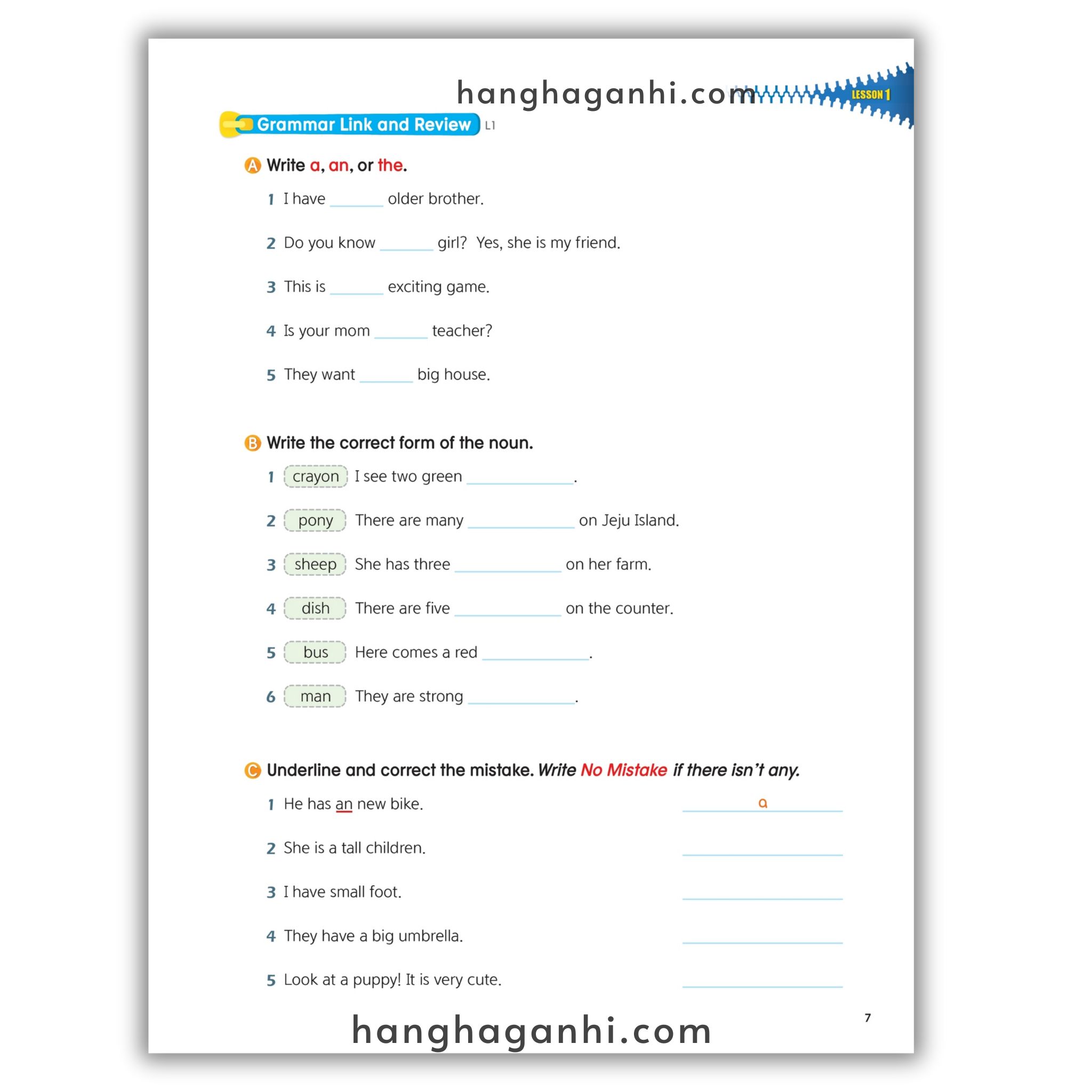 My Next Grammar 1 Workbook (2nd Edition)_thumbnail_6