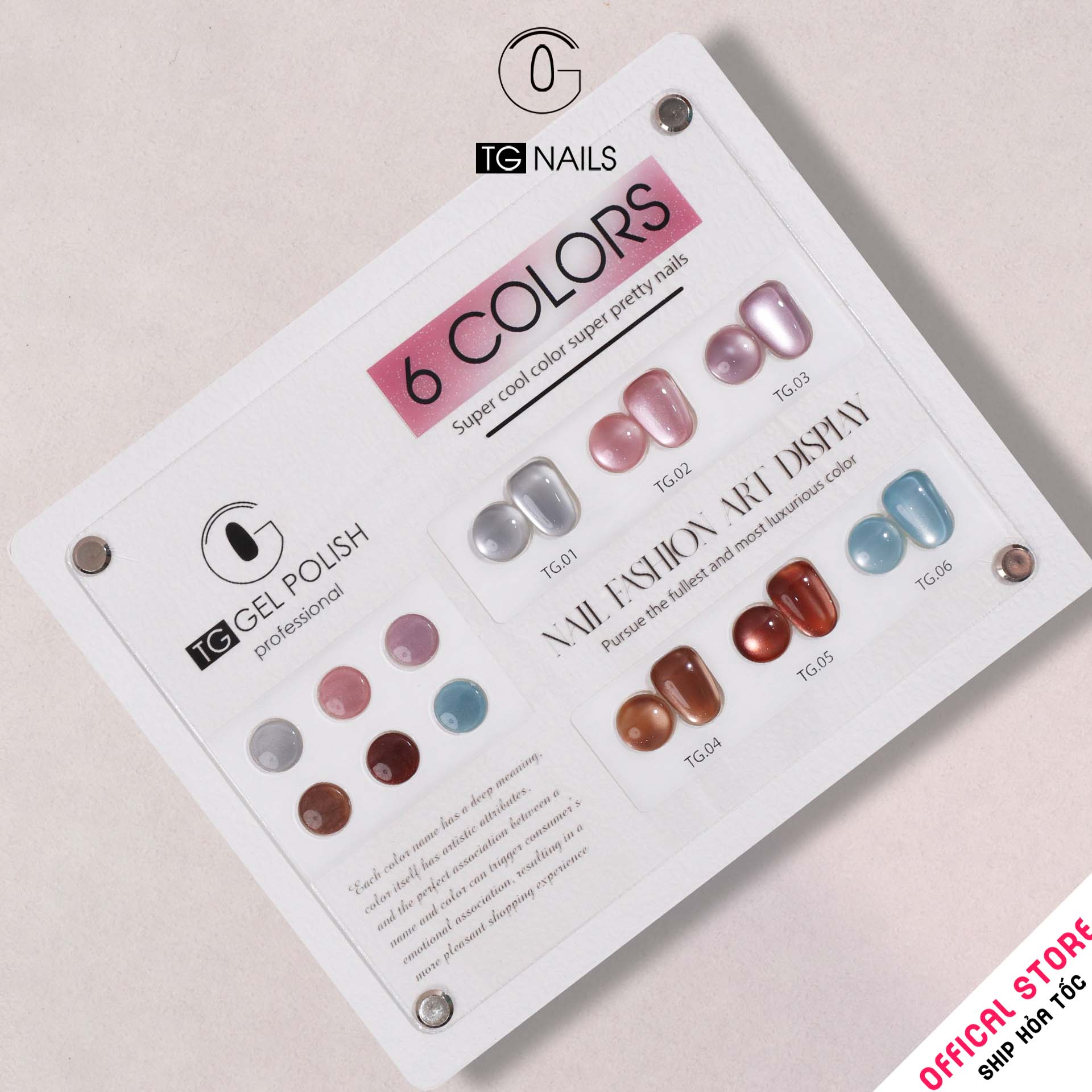 Set sơn gel 6 màu mắt mèo Ánh Trăng cực quang TG_thumbnail_6