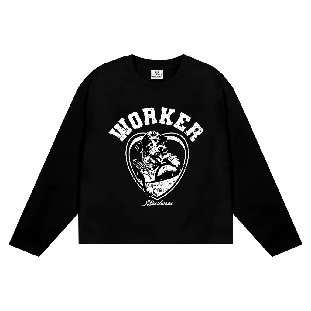 Áo thun boxy tay dài Miucho Worker 3114_thumbnail_8