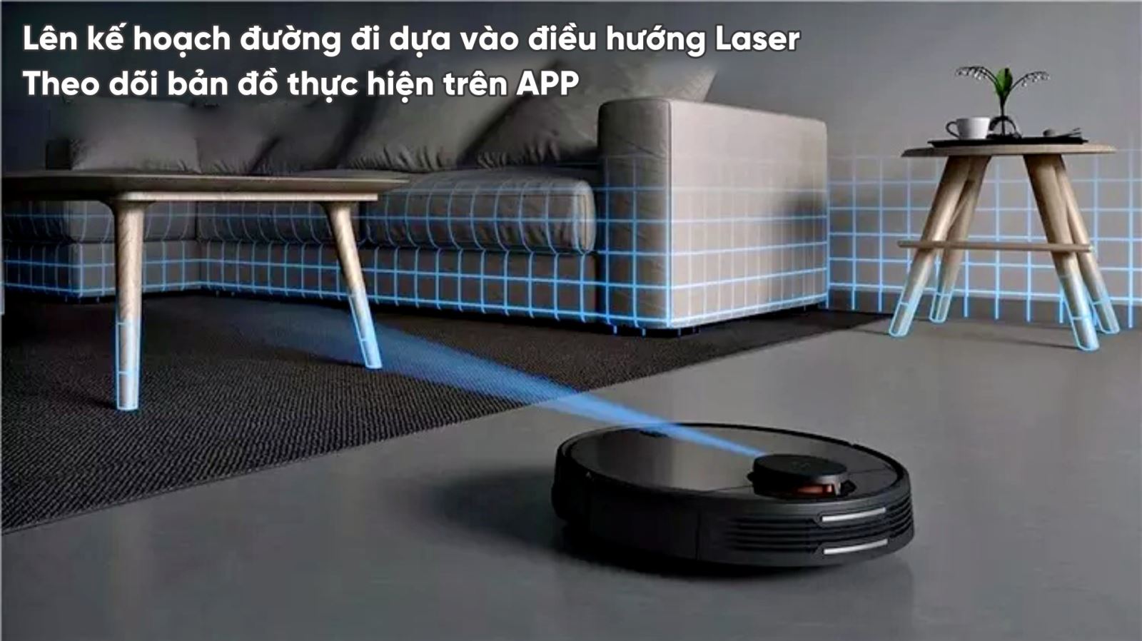 Robot hút bụi lau nhà Hubert HB-B79 B