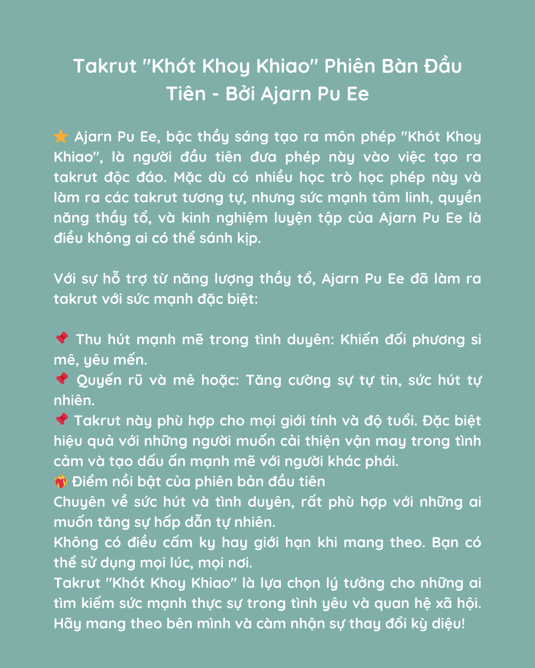 Takrut Khot Khoi Khiêu Phiên Bản Đầu Tiên - Thầy Pu Yi_thumbnail_1