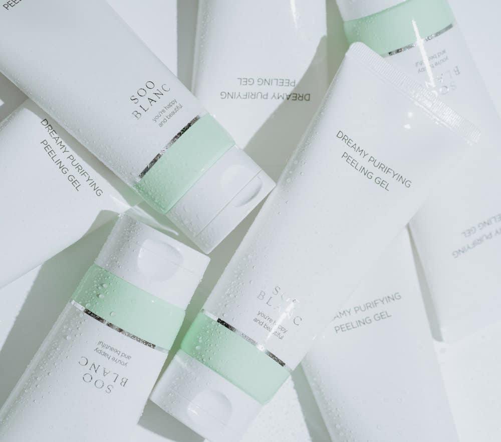 SOO BLANC DREAMY PURIFYING PEELING GEL - Gel Tẩy Da Chết Dịu Nhẹ Làm Sáng Da - Chiết Xuất Hoàng Liên, Tinh Dầu Vỏ Chanh - 150ml - [SB001]_thumbnail_5