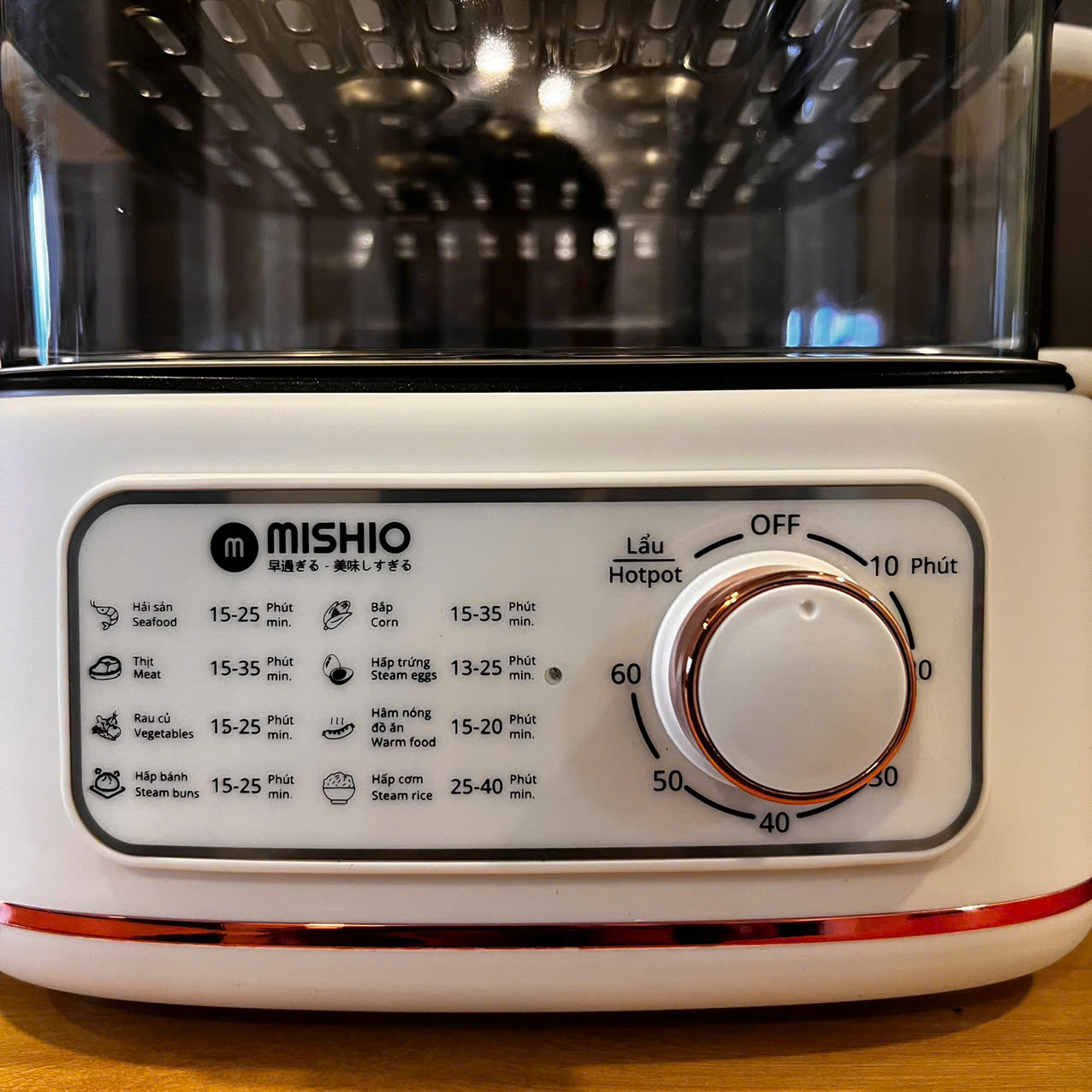 Nồi lẩu hấp thủy nhiệt Mishio MK382 tặng bình đun cao cấp_thumbnail_14