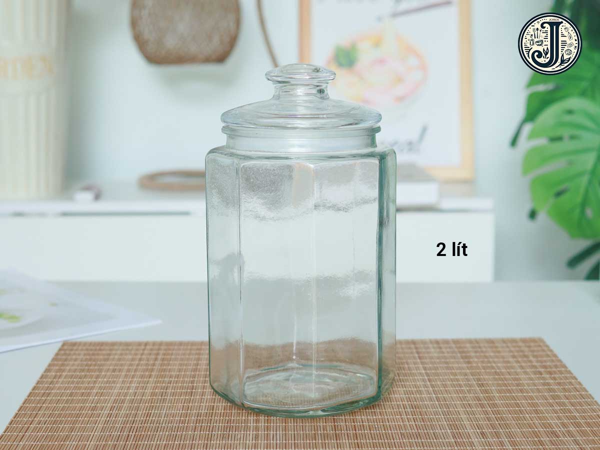 Hũ thủy tinh bát giác đựng hạt, cà phê, bánh kẹo_thumbnail_11