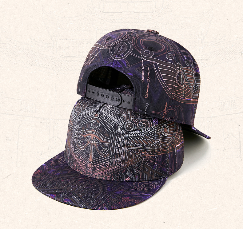 Mũ lưỡi trai Snapback Hiphop họa tiết hoa văn in chìm HZ8751_thumbnail_7