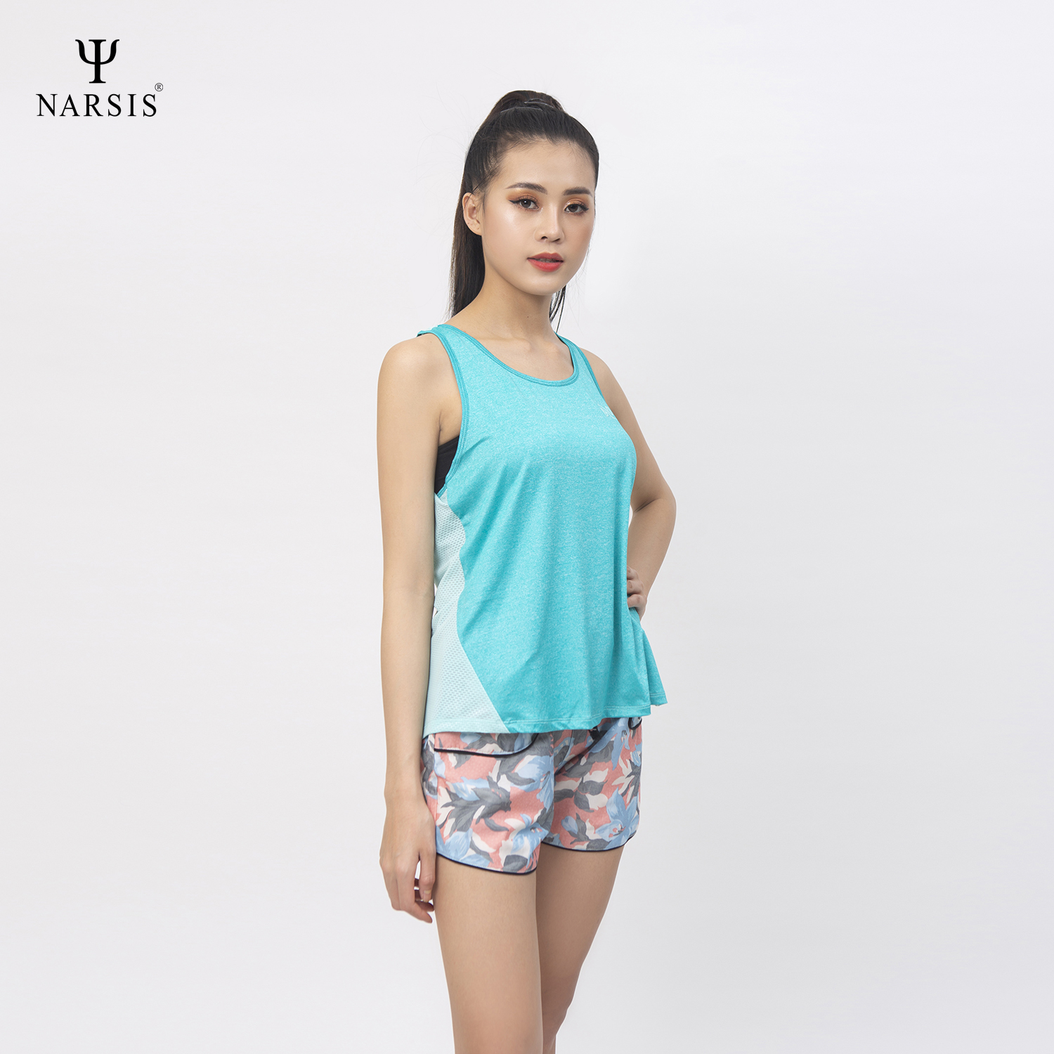 ÁO MAY Ô NỮ L8006 NARSIS CHẤT LIỆU THOÁNG MÁT, DỄ CHỊU, THOẢI MÁI CẢ NGÀY, DỄ VẬN ĐỘNG_thumbnail_5
