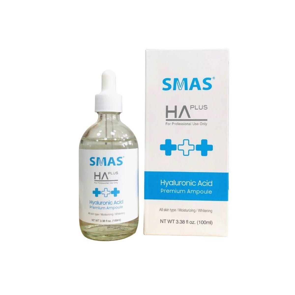 Tinh chất cấp nước SMAS HA Plus Hyaluronic Acid Premium Ampoule 100ml