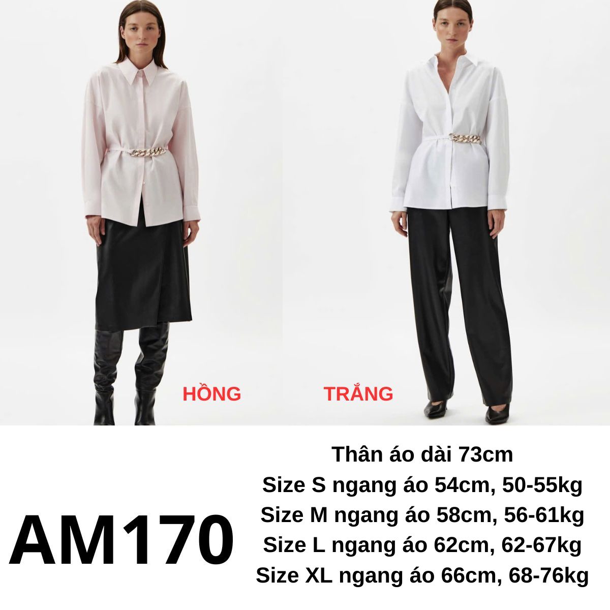 AM170 - ÁO SƠ MI FORM RỘNG