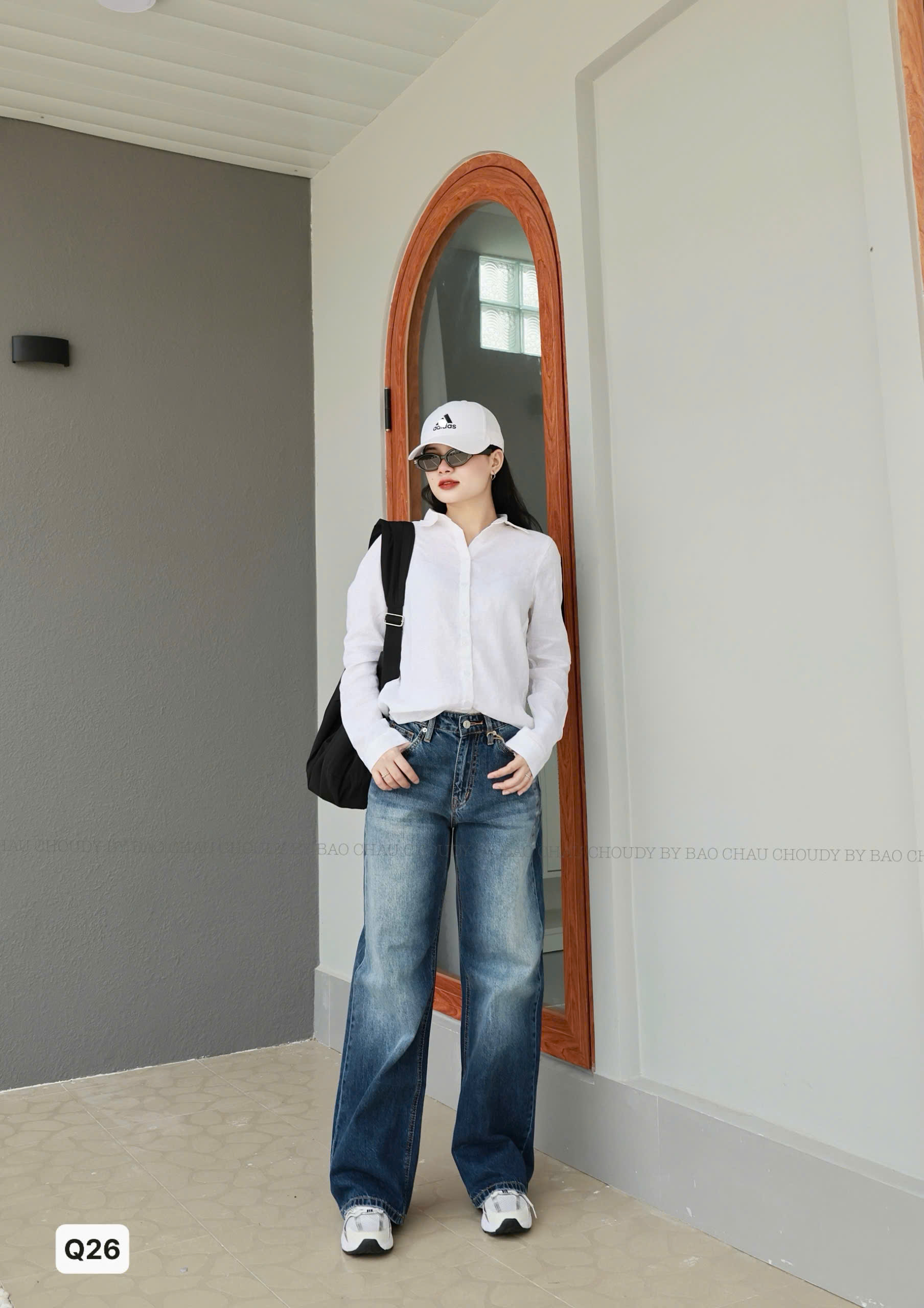 Q26 QUẦN JEAN SUÔNG ĐẬM