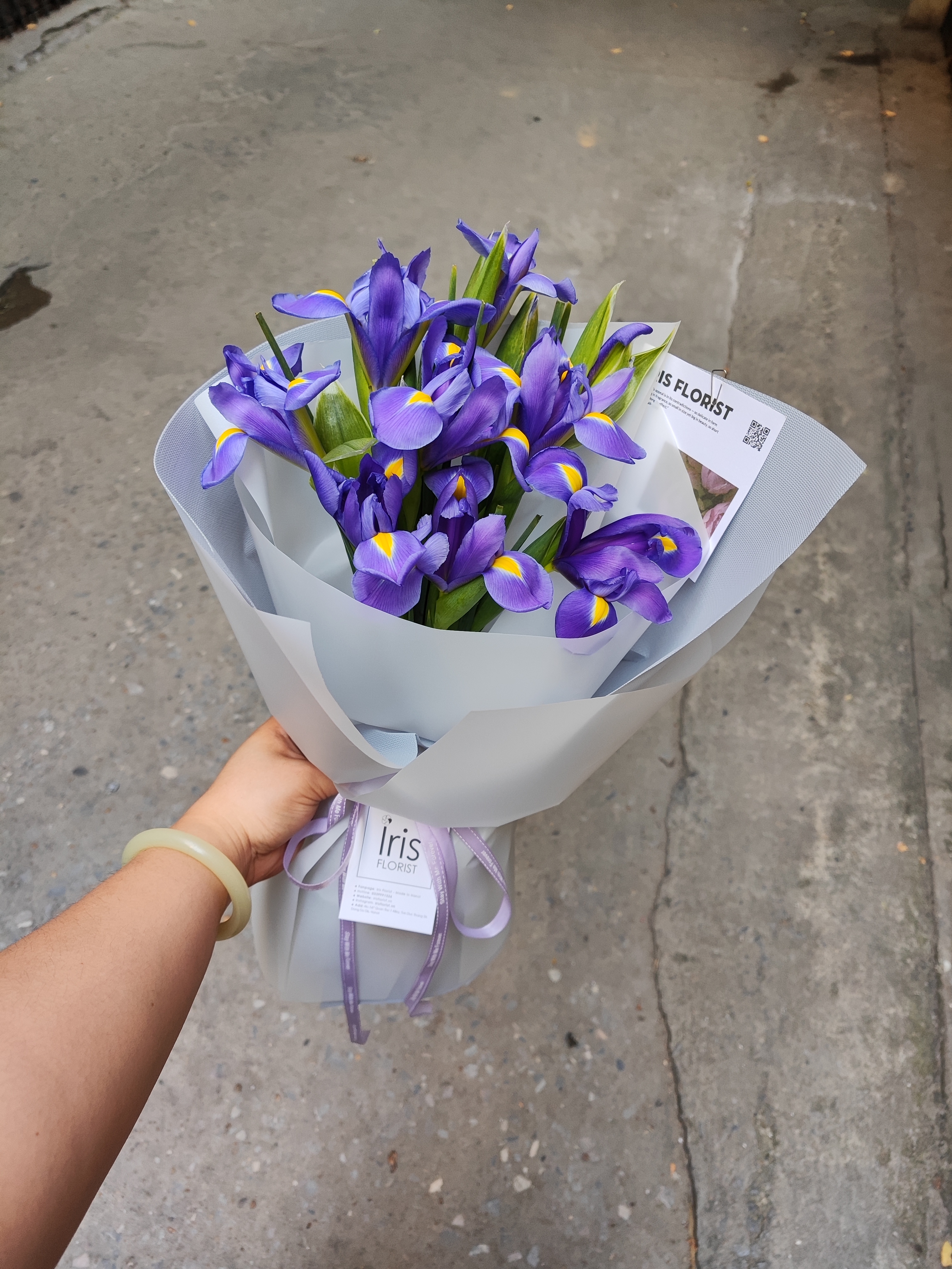 Bó hoa Diên vĩ tím (Iris) - Size S