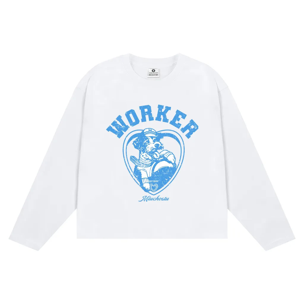 Áo thun boxy tay dài Miucho Worker 3114_thumbnail_0