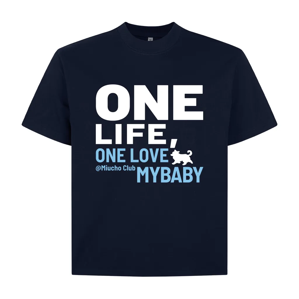 Áo thun cặp form boxy ONE LIFE 2550 Miucho chất vải cotton thoáng mát mềm mại dễ phối đồ_thumbnail_12