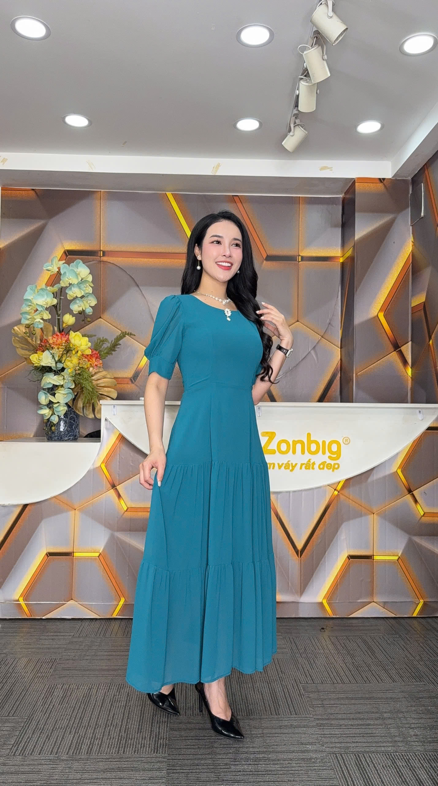 Đầm xòe - Y1957 - Thương hiệu Zonbig_thumbnail_6