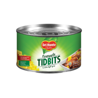 DEL MONTE PINEAPPLE TIDBITS 227G