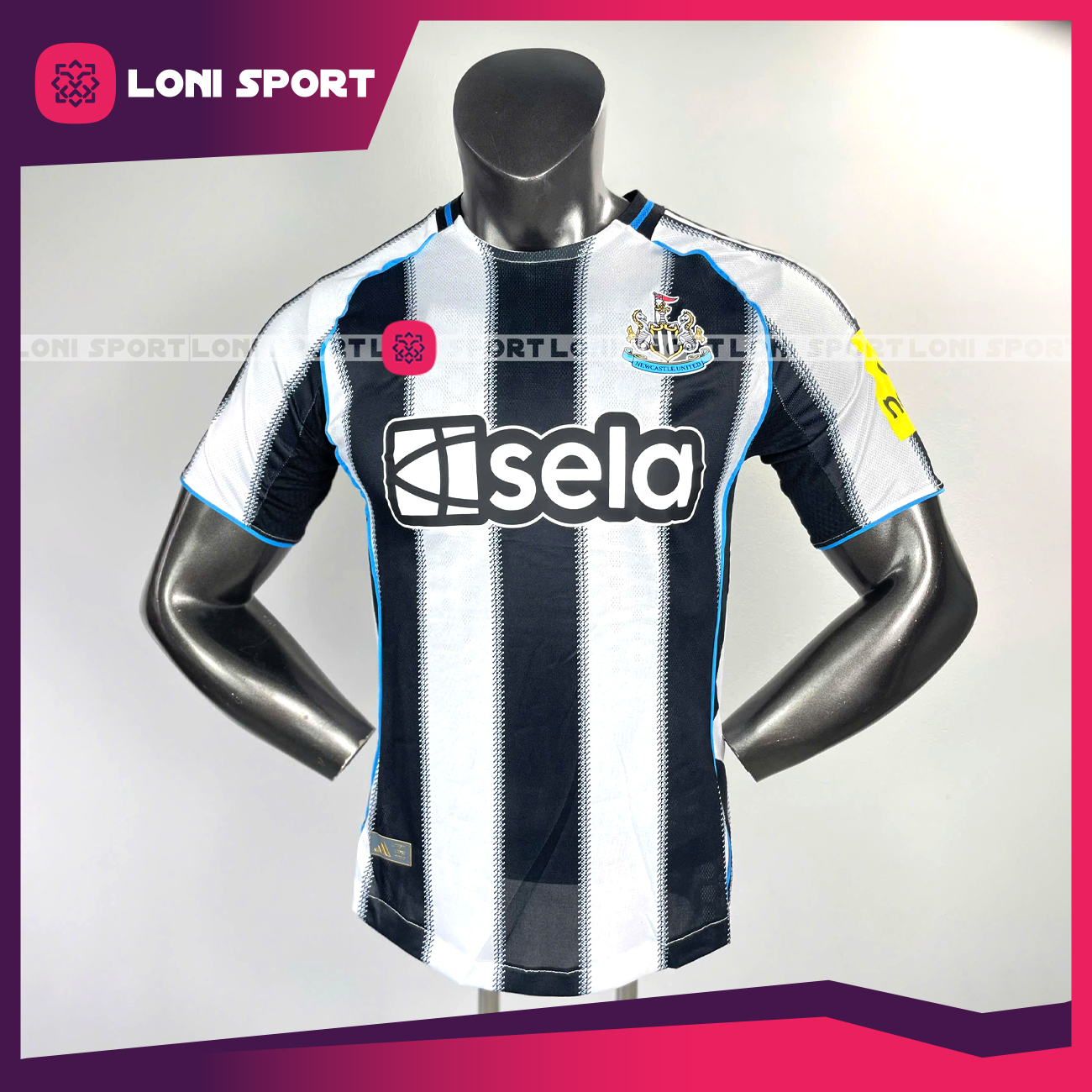 Áo Newcastle sân nhà trắng đen 25/26 SF