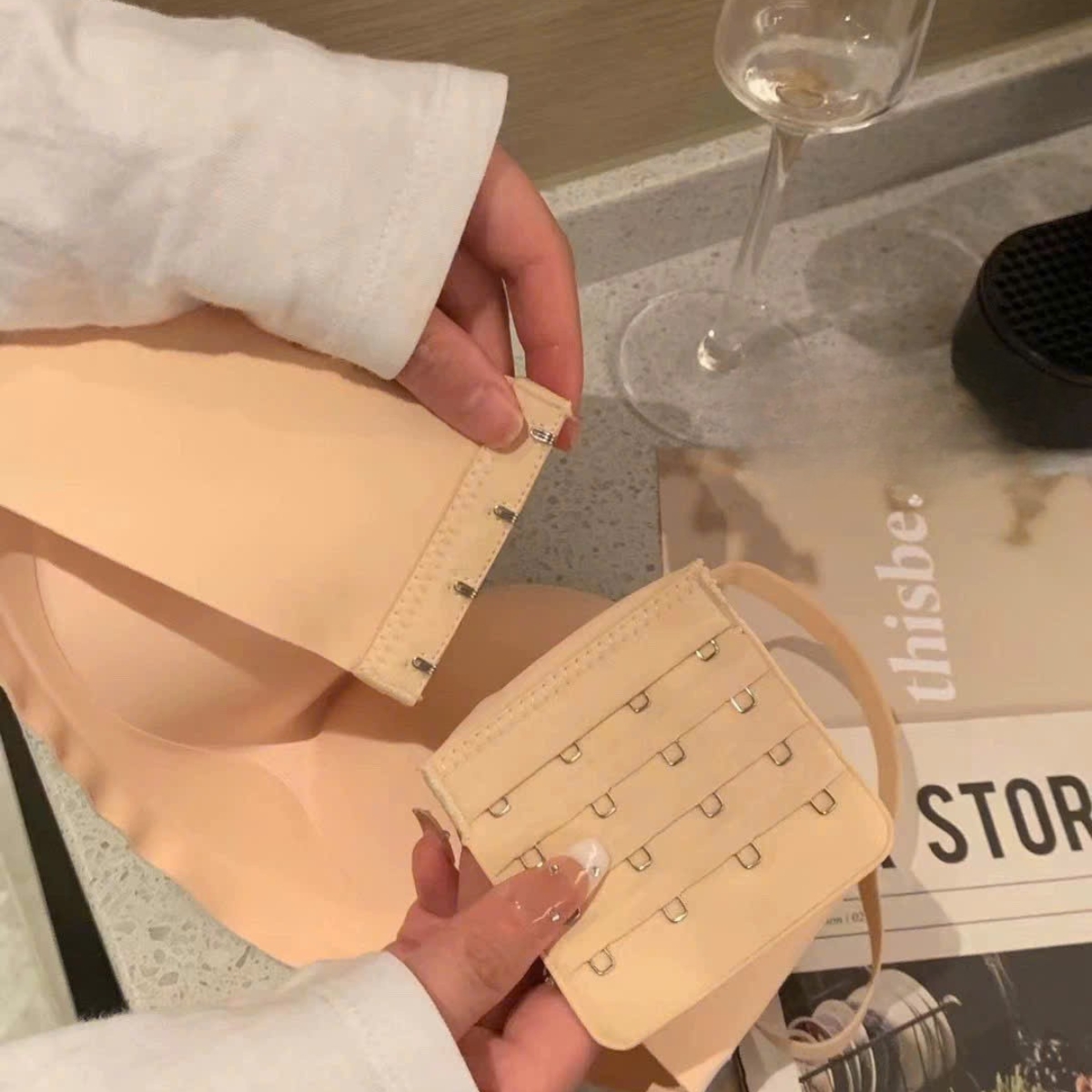 [Mã CK05] Áo Ngực Nữ Đệm Mỏng Áo Lót Nữ Cup Ngang Bản To Ôm Vòng 1 Vikam_thumbnail_3