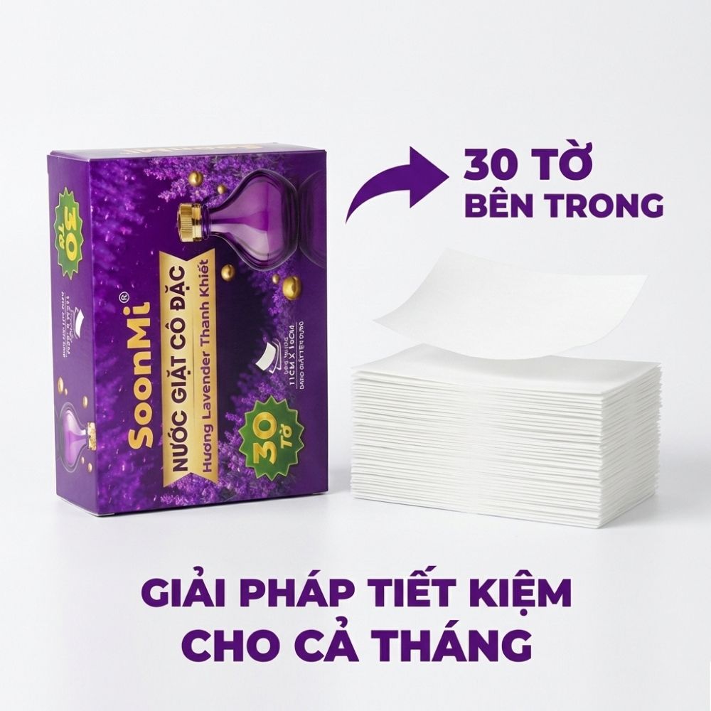 Nước Giặt Cô Đặc SoonMi Hương Lavender lưu hương lâu nhỏ gọn bỏ vali du lịch, khử mùi xe hơi, thơm tủ áo_thumbnail_8