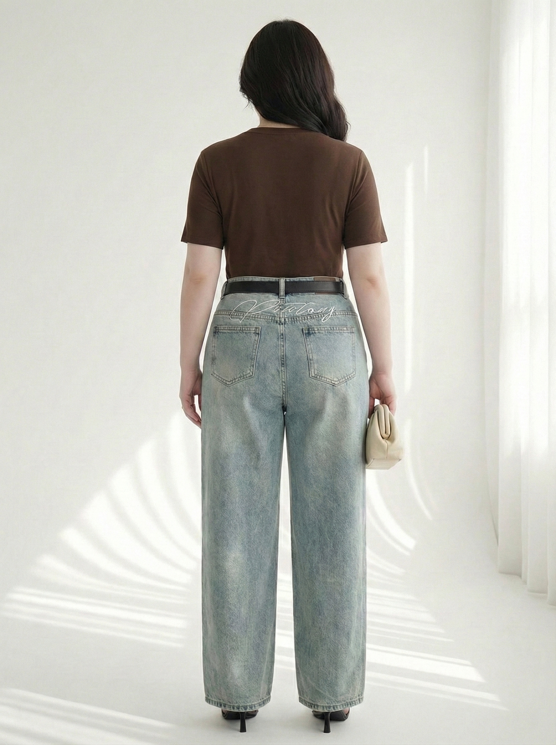 BIGSIZE - Quần jean suông nấm thêu chữ T-QJ5046_thumbnail_6