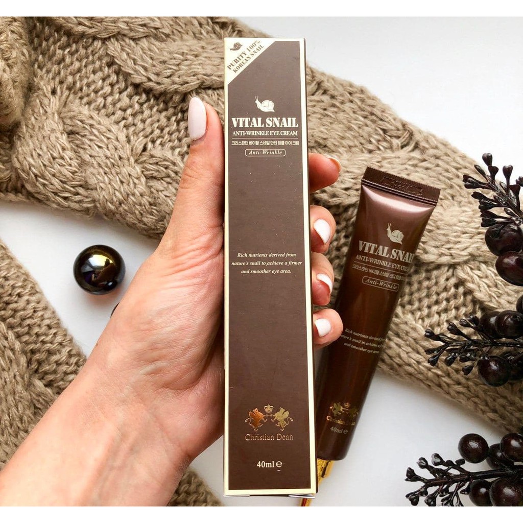 Kem Mắt Vital Snail Anti Wrinkle Eye Cream 40ml