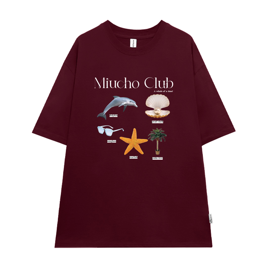 Áo thun đi biển form rộng mùa hè unisex ATD1053 Miucho tay lỡ cổ tròn in mix_thumbnail_6