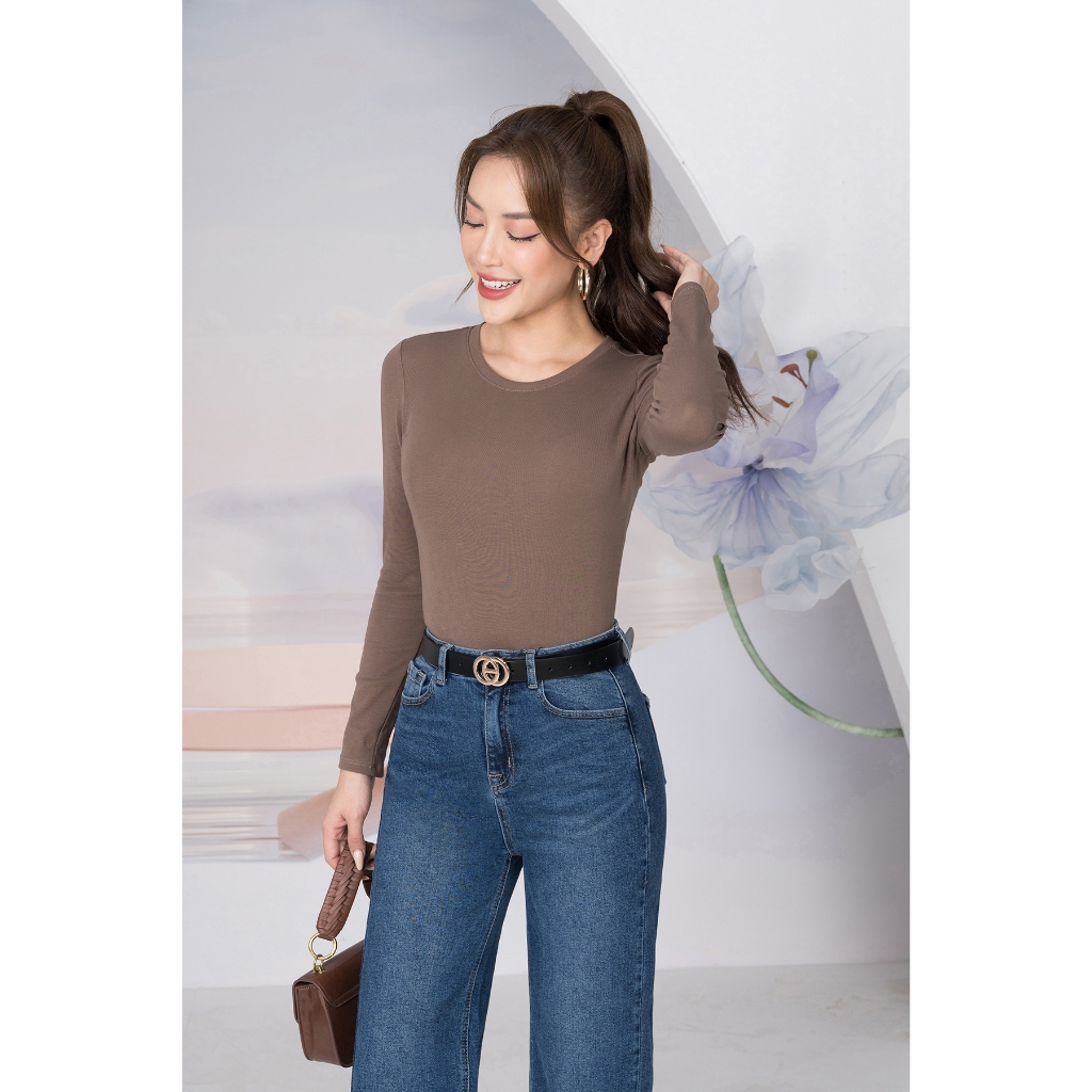 [Form Ôm] Áo thu đông nữ dài tay giữ nhiệt dáng ôm chất liệu borip 4 chiều - Loza G0086_thumbnail_9