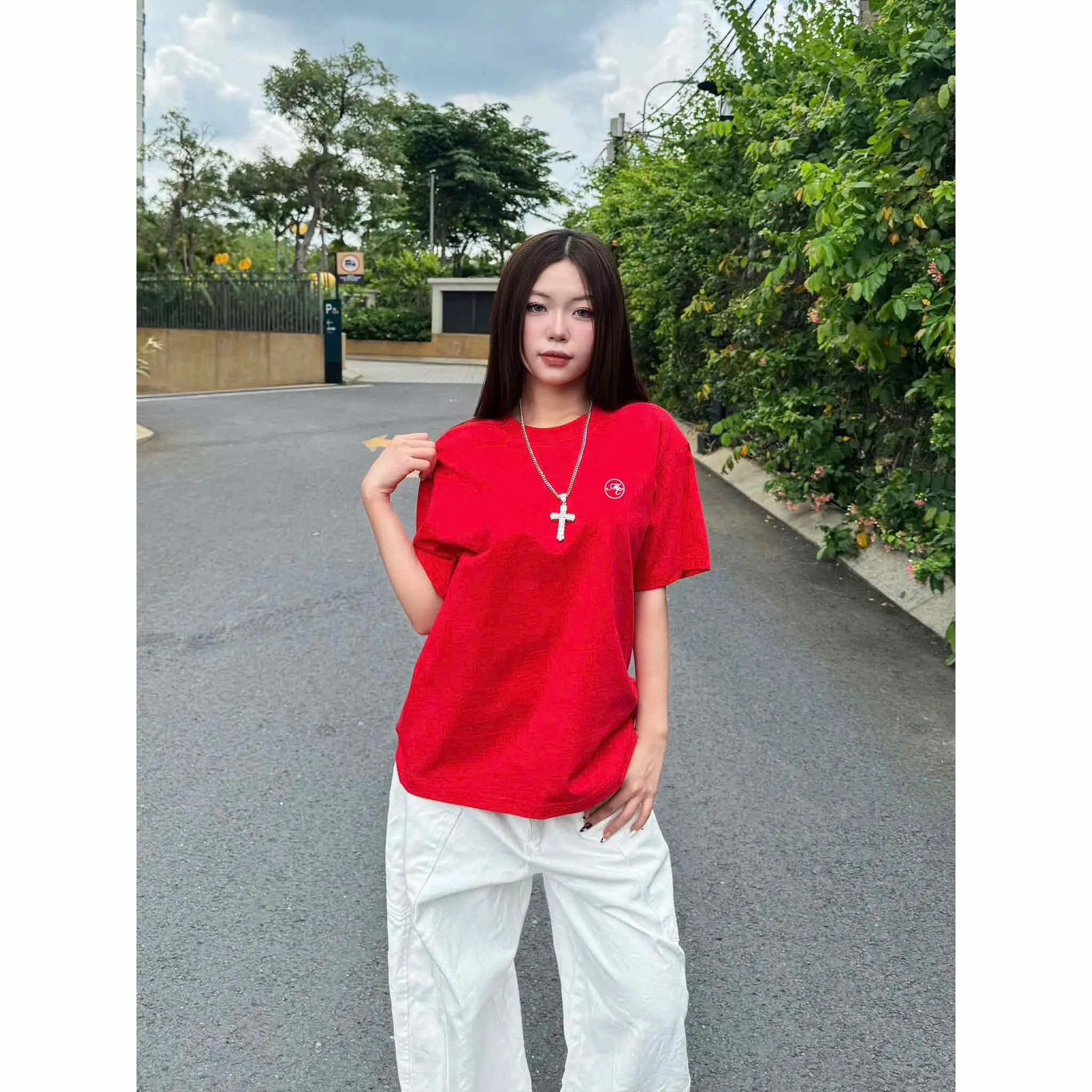 Áo phông boxy unisex thiết kế basic dễ phối 2569 Miucho chất vải 100% cotton thoáng mát in mix_thumbnail_3