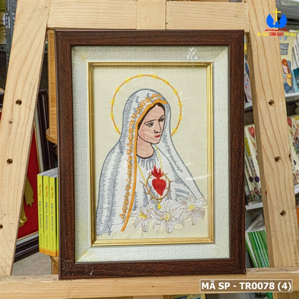 Tranh thêu Đức Mẹ trái tim 26x32cm_thumbnail_2